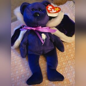PRINCESS Diana with cape 1997 Beanie Baby bear collection